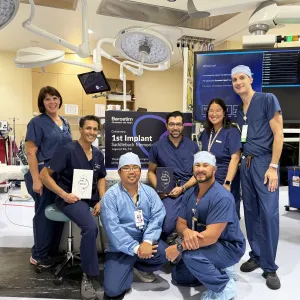 group of physicians smiling